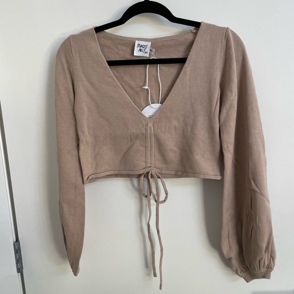 Princess Polly adjustable ruched front top XS/S - Picture 2 of 4